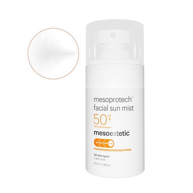 Mesoestetic facial sun mist spray 50ml