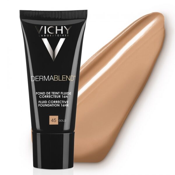 Vichy dermablend foundation 45 gold SPF 35